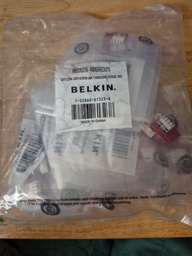Belkin r6d026 ab6red25 - belkin, cat.6