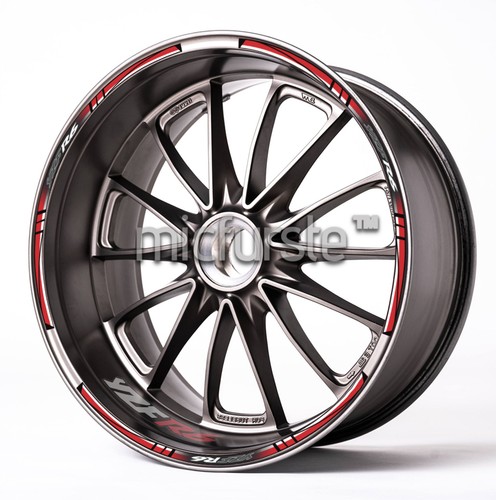 Yamaha yzf red wheel decals - r6,